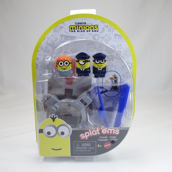 Mattel Minions Splat ‘EMS Travel 3-Pack - Giochi e Prodotti per l'Età